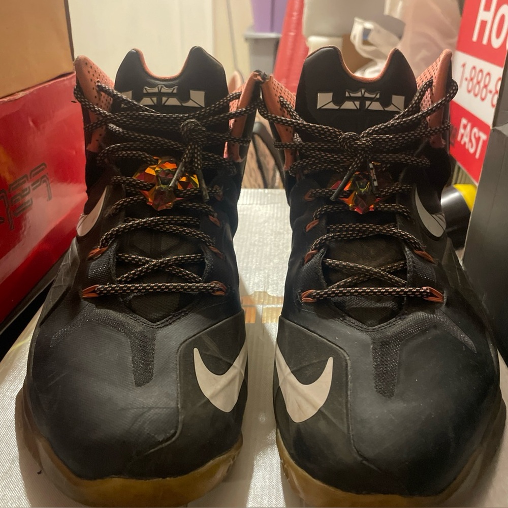 LeBron Black and White Nike Sneakers